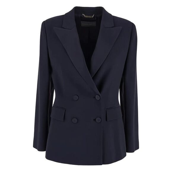 ALBERTA FERRETI ALBERTA FERRETTI Double-Breasted Tailored Blazer Women BLUE